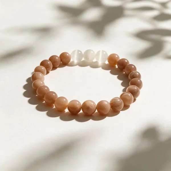Peach_Crystal_Bracelet_For_Unisex
