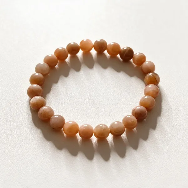 Peach_Crystal_Bracelet_For_Unisex