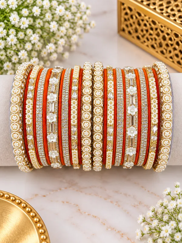 Red_Gold_Tone_Embellished_Bangle_Set_For_Women