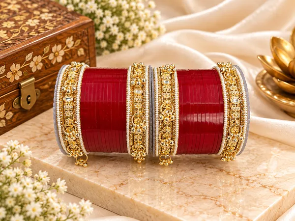 Red_Bridal_Bangle_Set_For_Women