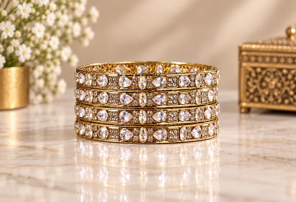 Gold_Tone_Crystal_Embellished_Bangles_Set_For_Women
