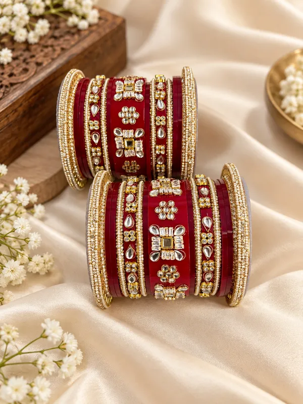Red_Embellished_Bangle_Set_for_Women