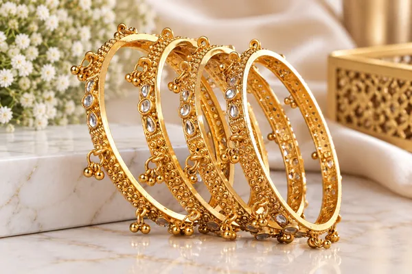 Gold_Tone_Embellished_Bangles_For_Women