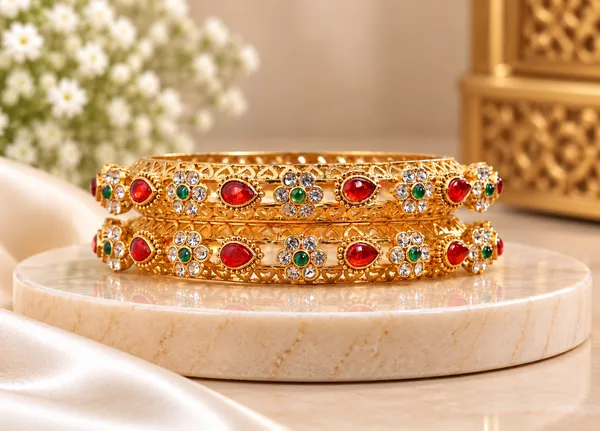 Gold_Tone_Traditional_Bangles_Set_For_Women