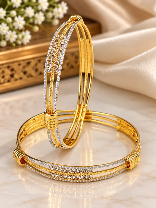 Green_Pearl_Embellished_Bangle_Set_For_Women
