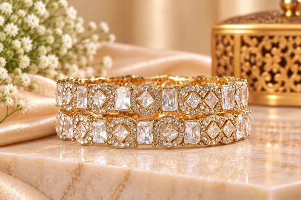 Gold_Tone_Crystal_Studded_Bangle_Set_For_Women