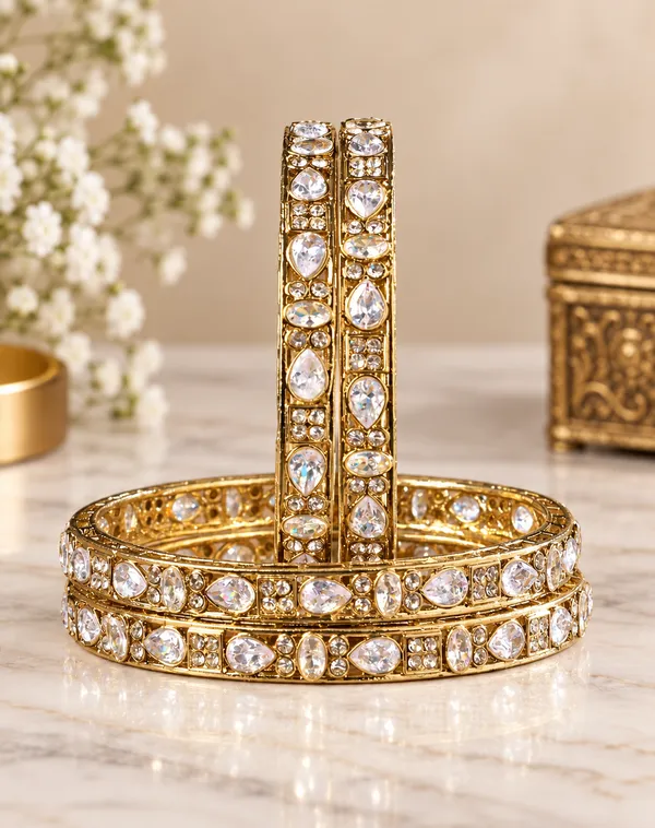 Gold_Tone_Crystal_Embellished_Bangles_Set_For_Women