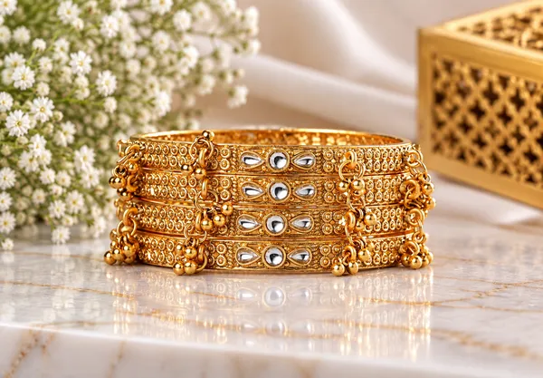 Gold_Tone_Embellished_Bangles_For_Women
