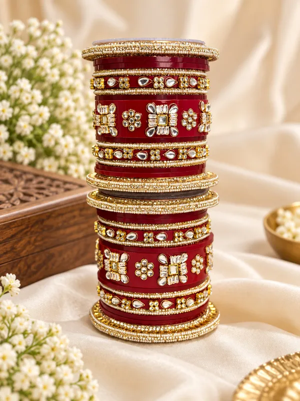 Red_Embellished_Bangle_Set_for_Women