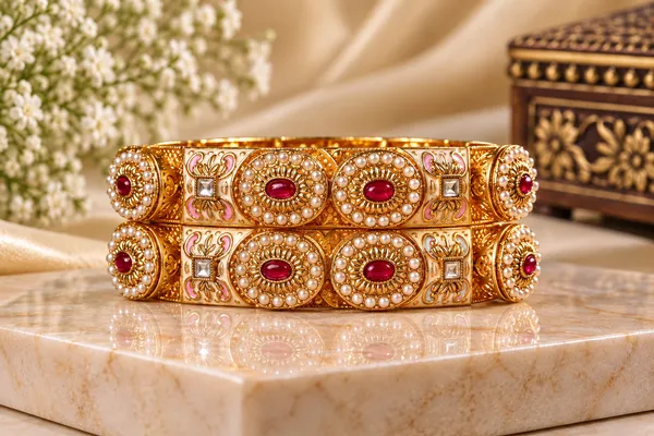 Gold_Tone_Embellished_Bangles_For_Women