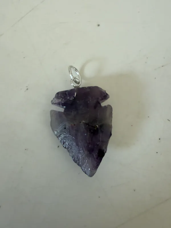 Black_Rough_Stone_Arrowhead_Pendant_for_Unisex