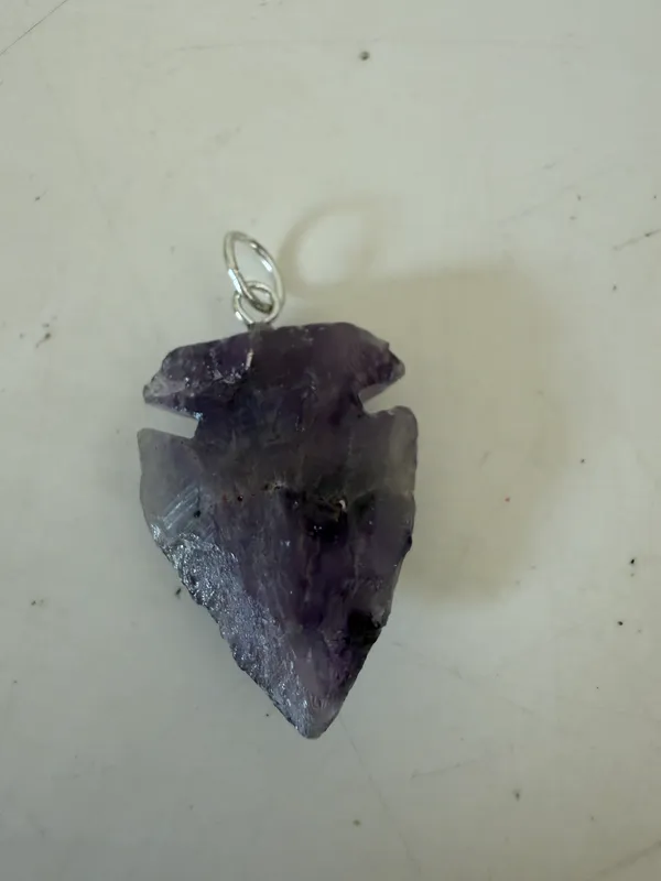Black_Rough_Stone_Arrowhead_Pendant_for_Unisex