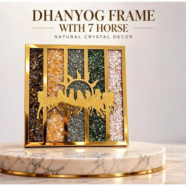 Crystal_Feng_Shui_Seven_Horse_Framed_Wall_Decor