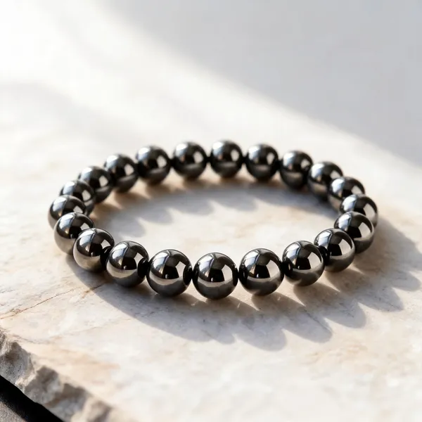 Black_Hematite_Bead_Bracelet_For_Adults