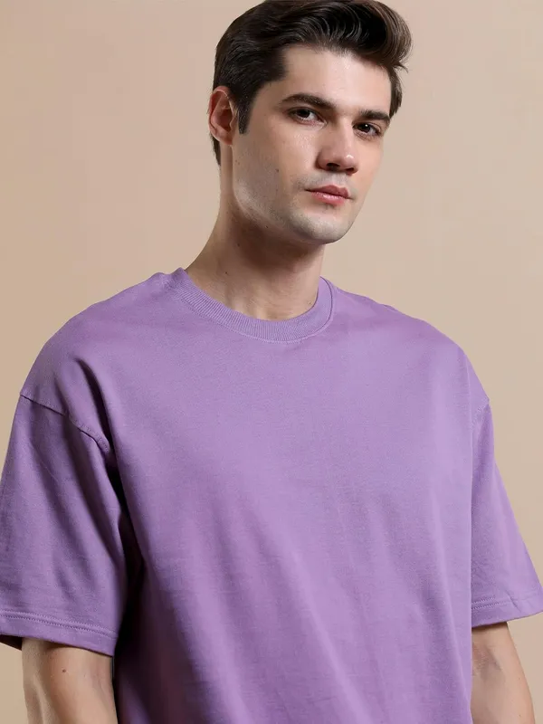 Lavender_Cotton_Oversized_T-Shirt_For_Men