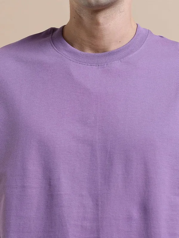 Lavender_Cotton_Oversized_T-Shirt_For_Men