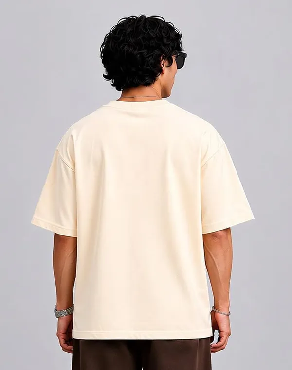 Off_White_Cotton_Oversized_Bio-Washed_T-Shirt_For_Men
