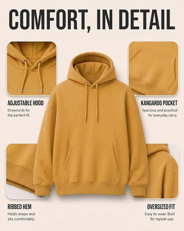 Mustard_Yellow_Cotton_Relaxed_Fit_Pullover_Hoodie_For_Men