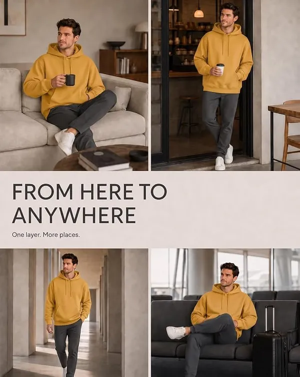 Mustard_Yellow_Cotton_Relaxed_Fit_Pullover_Hoodie_For_Men