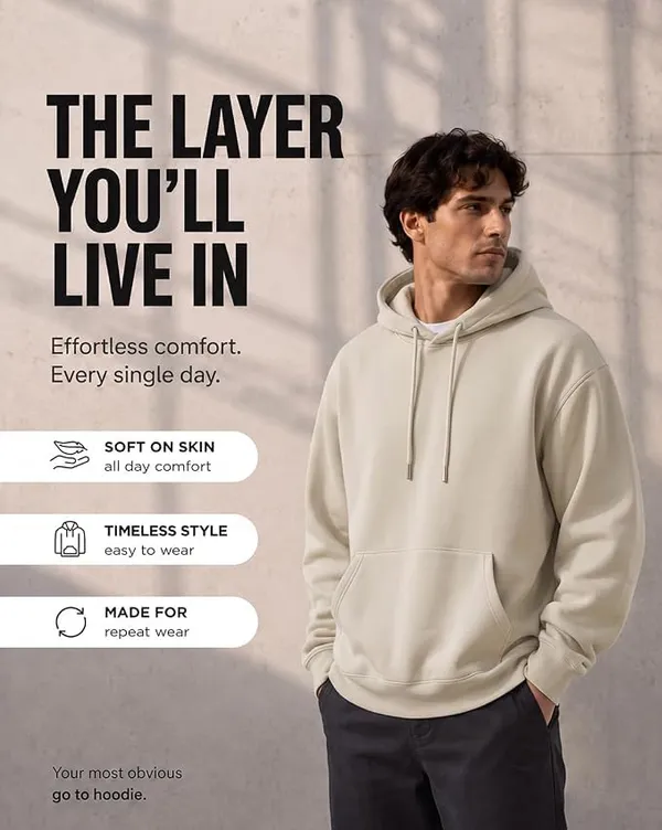 Bone_White_Cotton_Relaxed_Fit_Pullover_Hoodie_For_Men