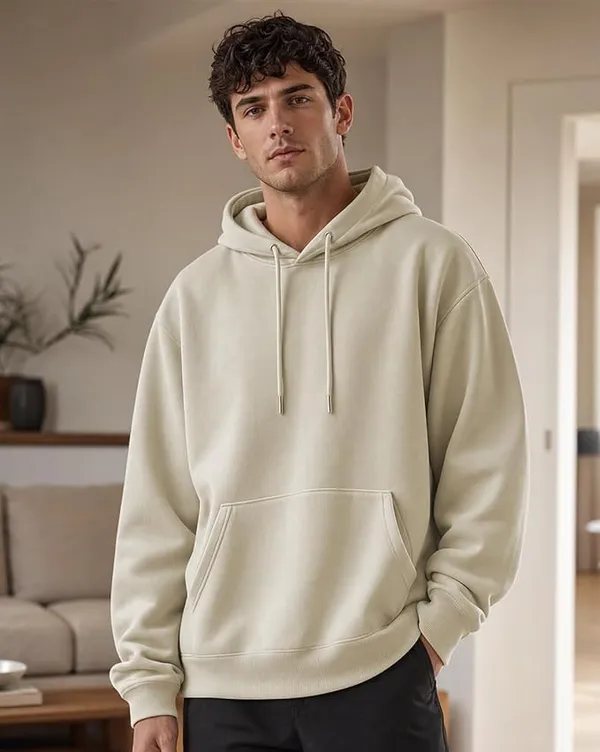 Bone_White_Cotton_Relaxed_Fit_Pullover_Hoodie_For_Men