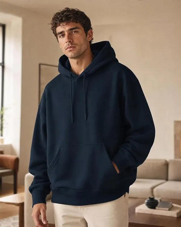 Navy_Blue_Cotton_Relaxed_Fit_Pullover_Hoodie_For_Men