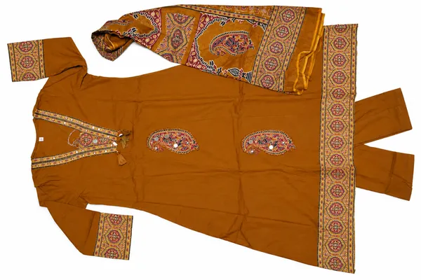 Brown_Printed_Kurta_Set_for_Women