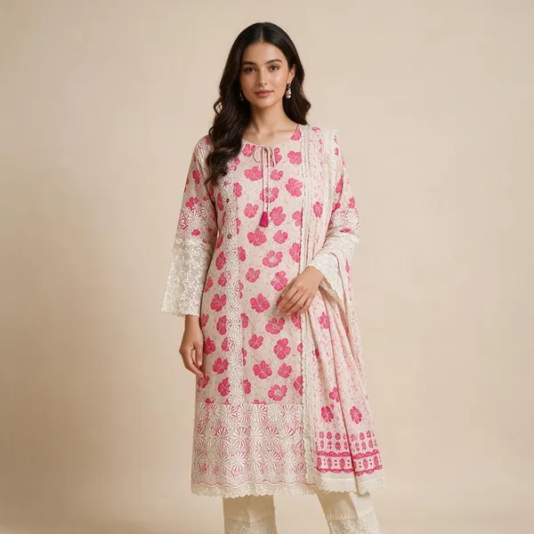 Pink_Floral_Embroidered_Straight_Kurta_Set_For_Women