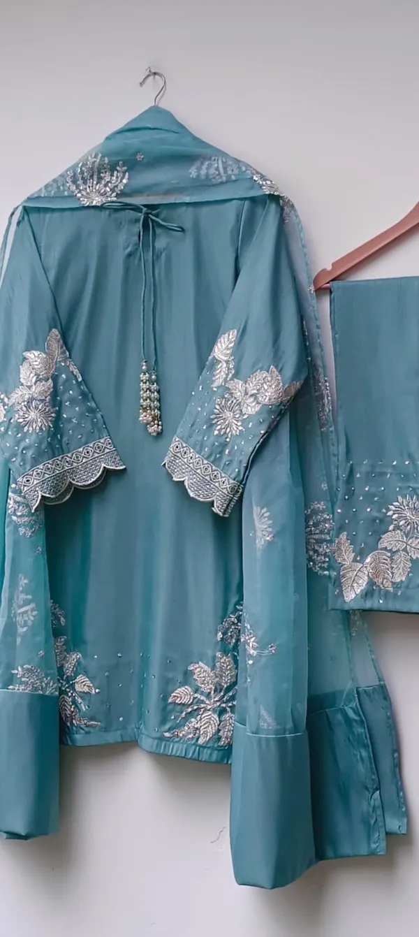 Aqua_And_Blue_Premium_Cotton_Tunic_For_Women