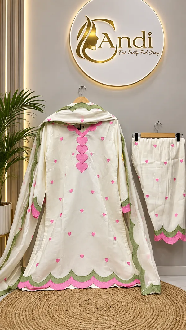Pink_Premium_Cotton_Kurti_With_Pant_And_Dupatta_Set_For_Women