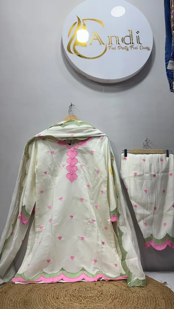 Pink_Premium_Cotton_Kurti_With_Pant_And_Dupatta_Set_For_Women