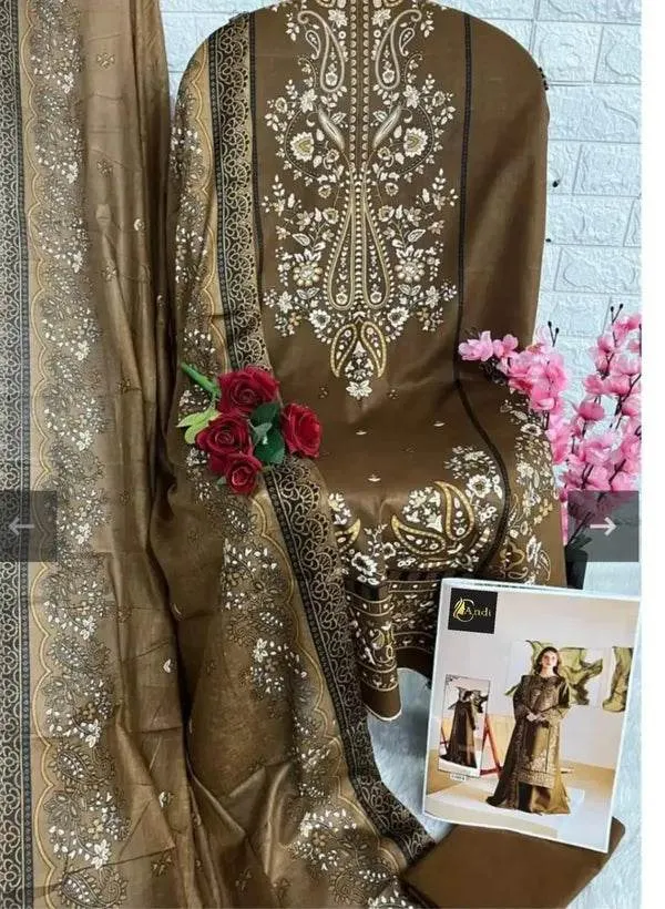 Brown_Digital_Printed_Cotton_lawn_set