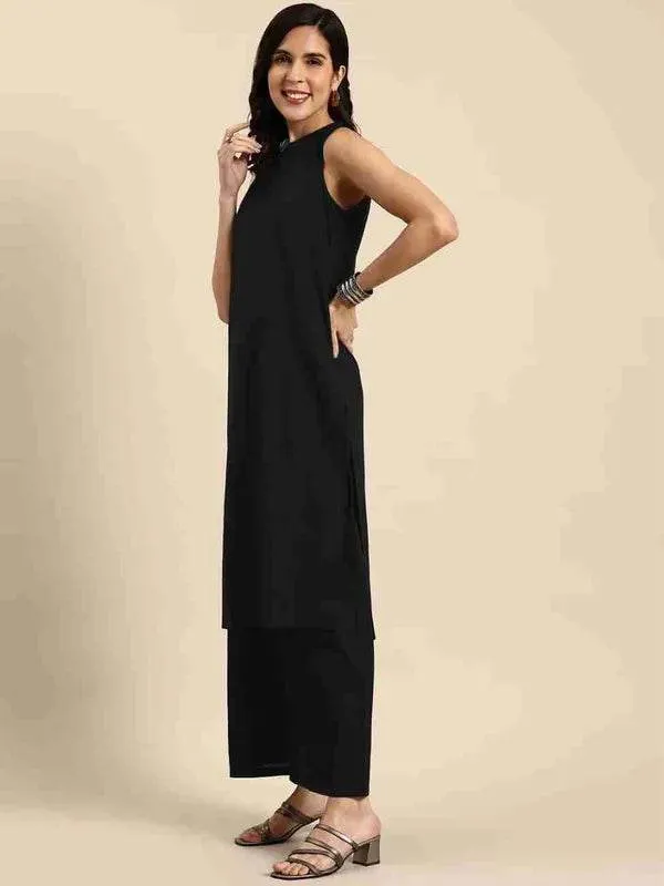 Black_Premium_Cotton_Co-Ord_Set_For_Women