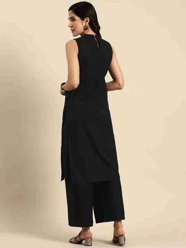 Black_Premium_Cotton_Co-Ord_Set_For_Women