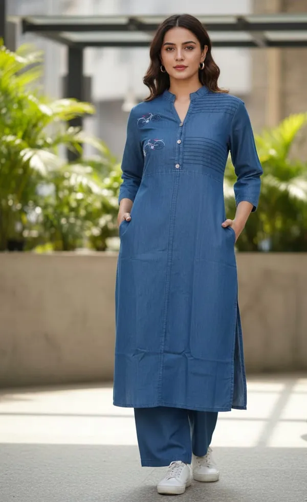 Blue_Premium_Denim_Co-Ord_Set_For_Women
