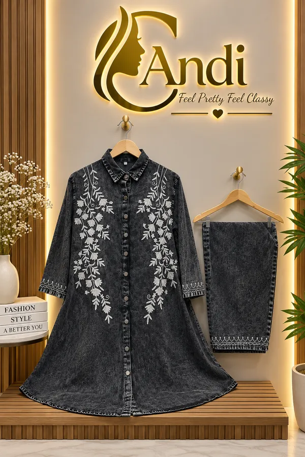 Black_Premium_Denim_Co-Ord_Set_For_Women