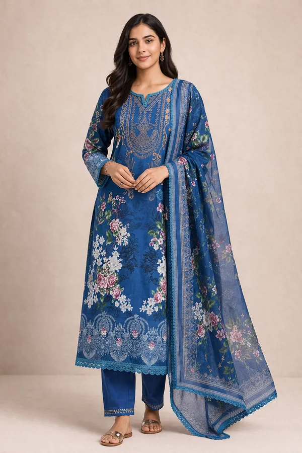 Blue_Floral_Cotton_Suit_Set