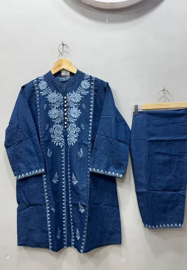 Navy_Blue_Premium_Denim_Co-Ord_Set_For_Women
