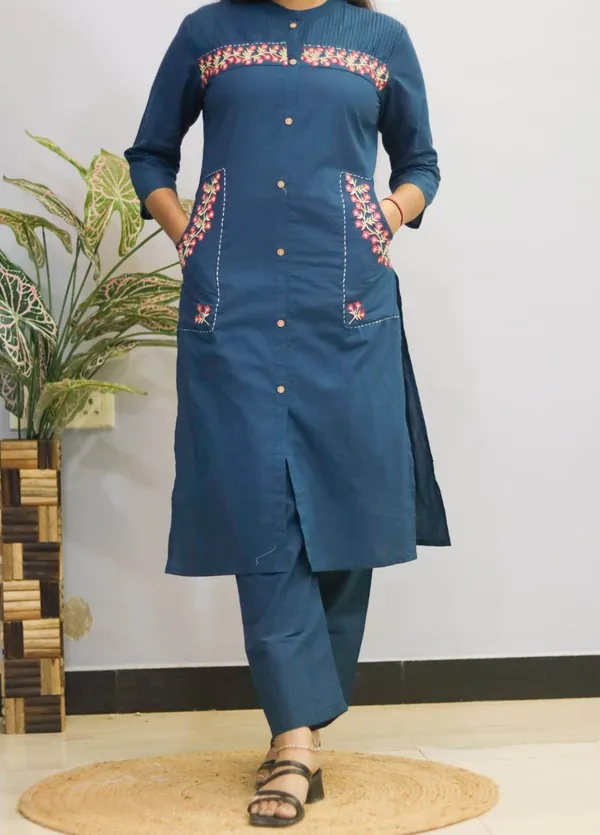 Blue_And_Indigo_Premium_Cotton_Co-Ord_Set_For_Women