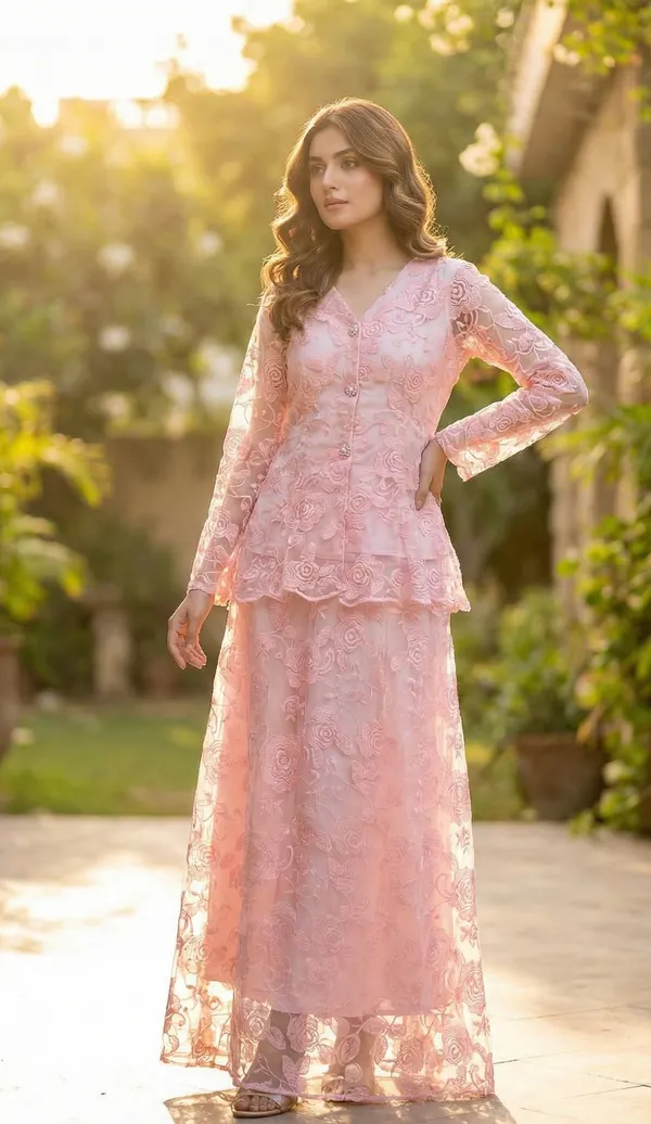 Rose_Premium_Net_Co-Ord_Set_For_Women