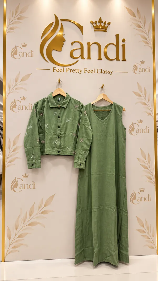 Green_Embroidered_DENIM_SET
