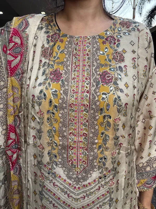 Cream_Premium_Muslin_Printed_Kurta_Set_with_Dupatta