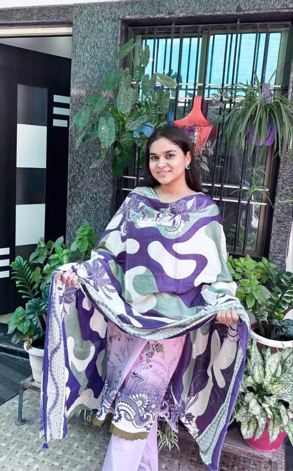 Purple_Premium_Cotton_Kurti_With_Pant_And_Dupatta_Set_For_Women