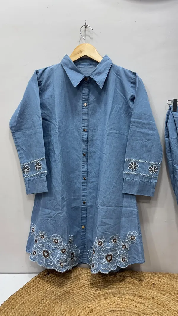 Indigo_Dot_Denim_Kurti