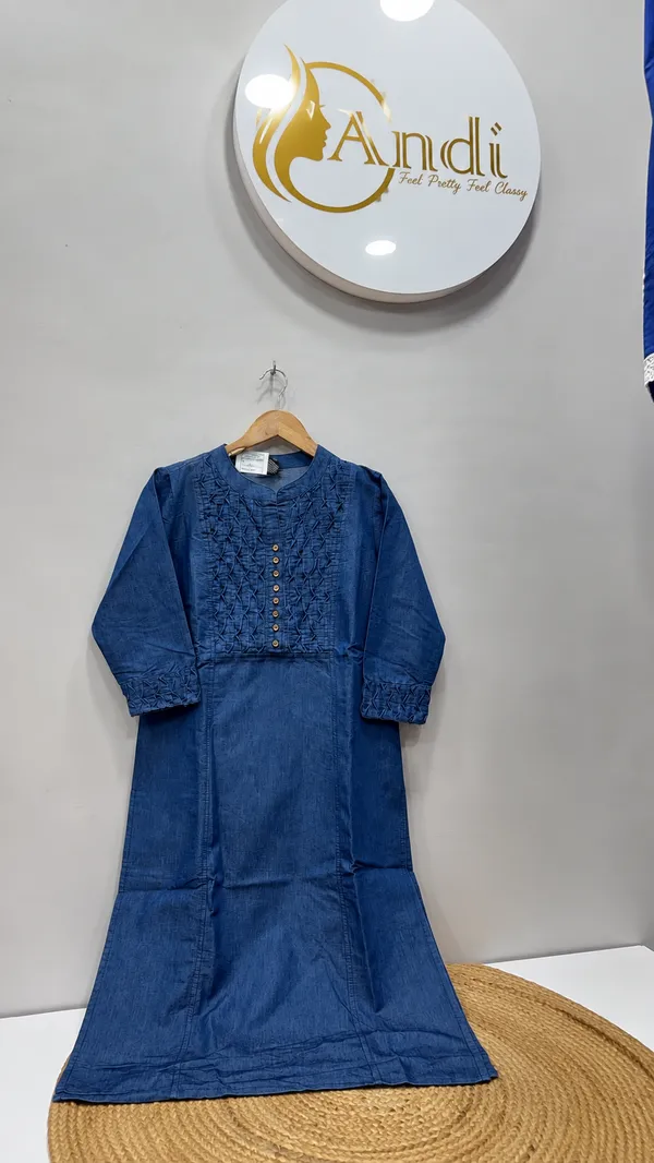 Royal_Blue_Premium_Denim_Co-Ord_Set_For_Women