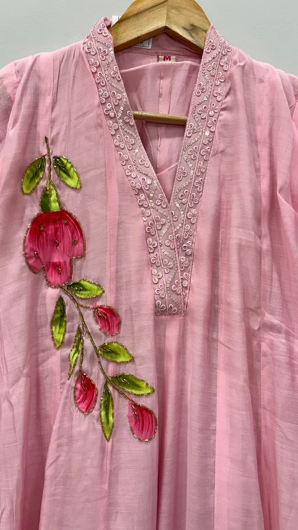 Pink_Premium_Rayon_Kurti_With_Pant_And_Dupatta_Set_For_Women