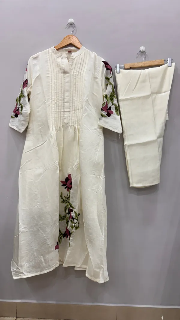 Multicolor_Premium_Rayon_Kurti_With_Pant_And_Dupatta_Set_For_Women