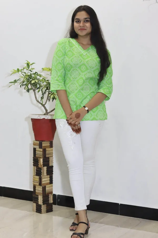 Green_Premium_Cotton_Top_For_Women