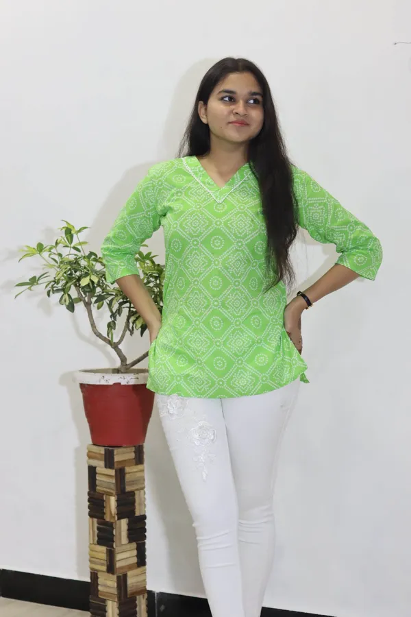 Green_Premium_Cotton_Top_For_Women