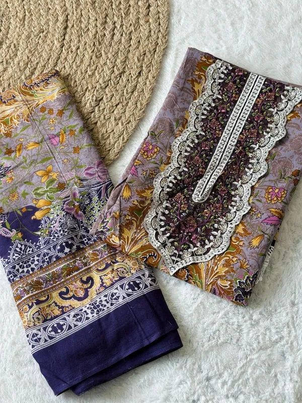 Navy_Blue_Premium_Cotton_Unstitched_Suit_With_Dupatta_For_Women